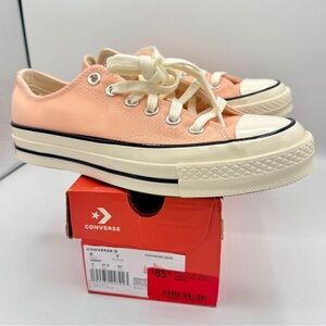 NWT Converse Chuck 70 Ox Cheeky Coral Unisex Sneakers Classic Low Top Light Pink